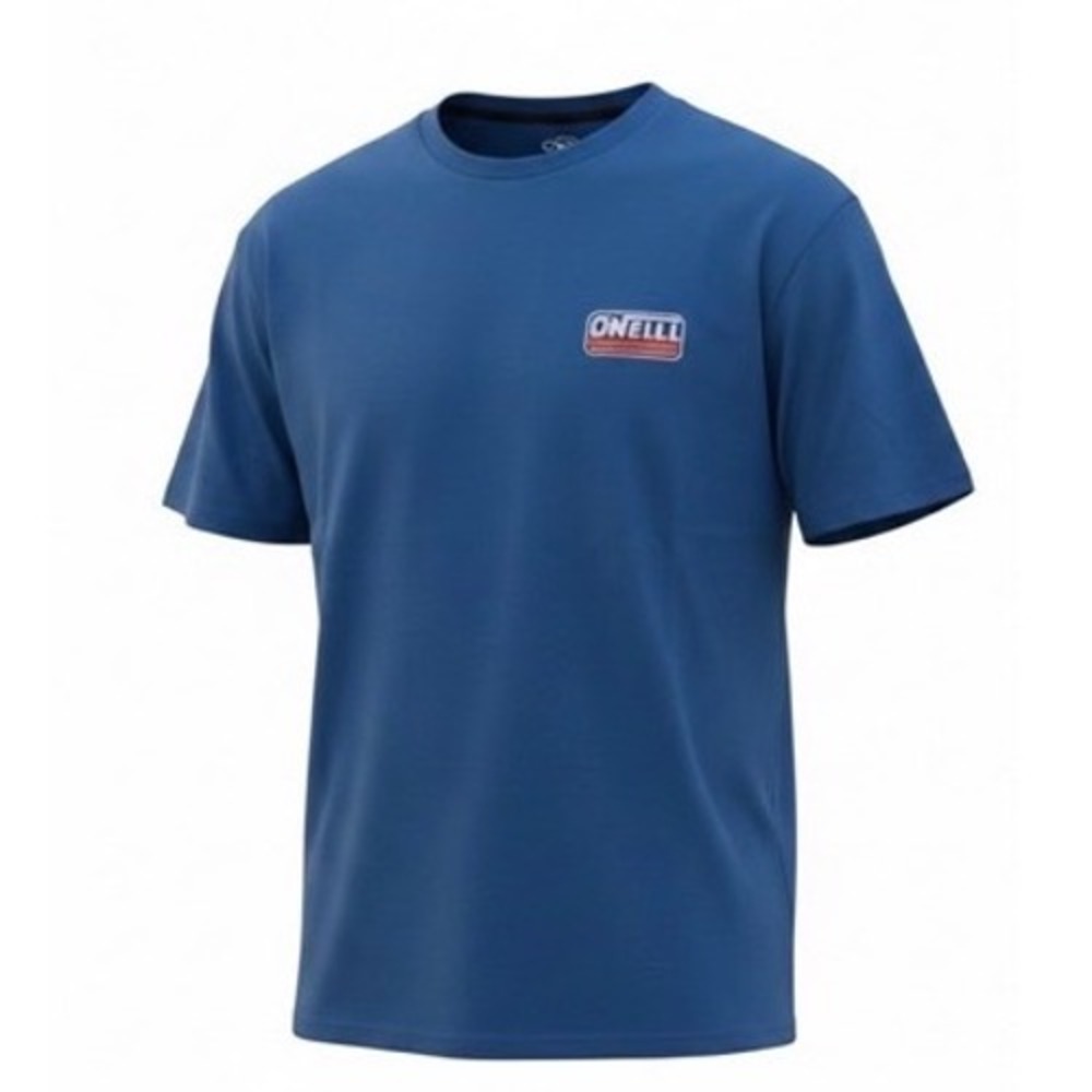 O'Neill Mens Graphic T-Shirt Blue Retro Logo Badge Tee FA1118504 2XL NWT‎